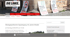 Desktop Screenshot of linke-vogelsberg.de